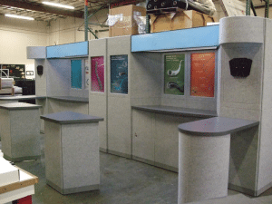 intro fabric panel display with alcove counters, backlit headers, and monitor mounts-resized-600