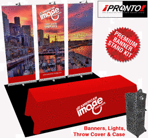 Premium Pronto Banner Stand Kit