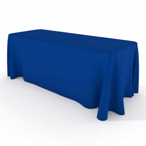 unprinted or blank table throw cover