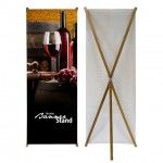 bamboo banner and stand