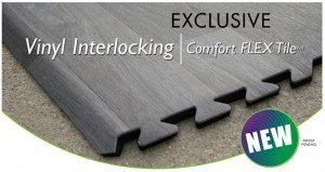 Comfort flex interlocking trade show floor tiles - Vinyl