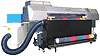 image of dye sub printer for custom fabric graphic printing