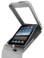 locking tablet holders enhance trade show security