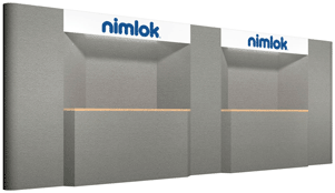 Nimlok Easy ST 20 K31: 20ft display with headers & counters.