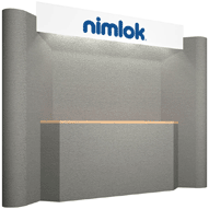 Nimlok Easy ST K02: 10ft display with header & counter.