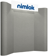Nimlok Easy ST K07: 8ft display with backlit header.