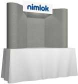 Nimlok Easy ST K14 - 6ft table top with backlit header.