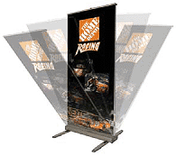 Media Screen All Weather Outdoor Banner Stand
