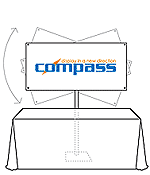 Compass Banner Stand 1