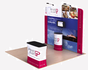 The Waveline Media kits are Chinese-Made Portable Trade Show Displays