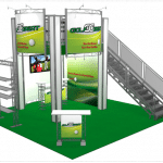20 x 20 Golf Great Double Deck Truss Trade Show Display view 2