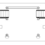 20 x 60 Gilna Rail main level plan view