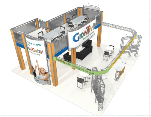 Double-Deck Truss Trade Show Booths & Displays 4