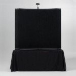 quadro eo-01 6ft table top fabric panel pop up display