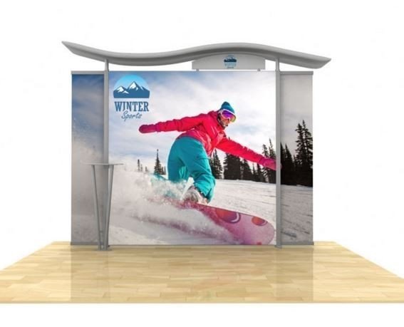 10ft-timberline-light-box-display-w-wave-top-straight-fabric-sides