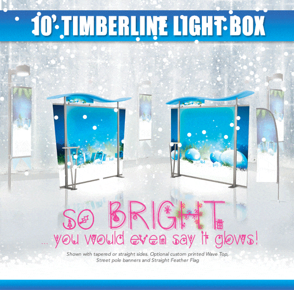 Light boxes so bright your clients can find you!