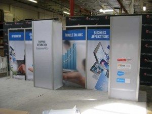 avoid the 7 deadly sins of trade show marketing with an Eco Smart ECO-2034B trade show display