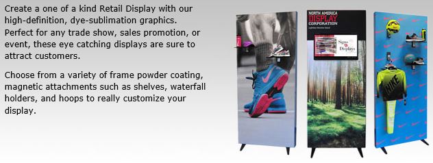 Retail Displays can be configured to please all event staff teams