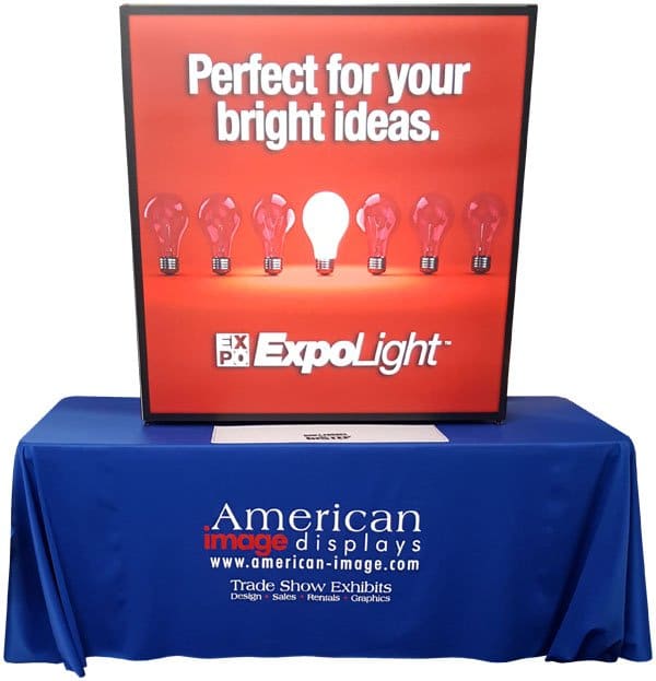 Backlit Expolight Table Top Display