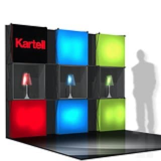 Xpressions Backlit Fabric Pop Up Displays w LED Light Boxes