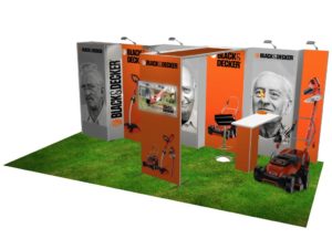 Trade Show Rental Booths - H-Line 10x20