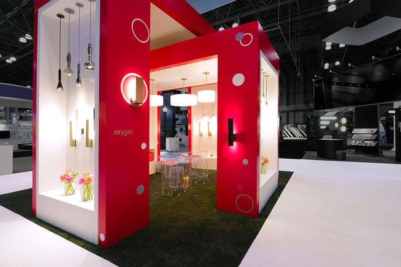 custom trade show displays - custom booth design for lighting manufacturer