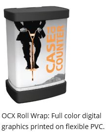 OCX Shipping Case with Optional Roll Wrap Graphic