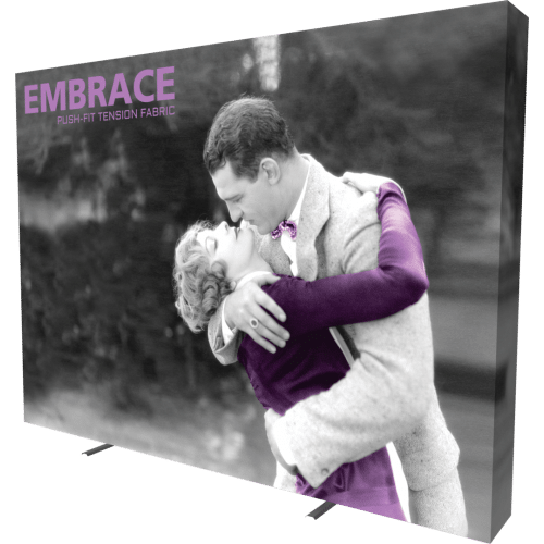 embrace 10ft-full-height-push-fit-tension-fabric-display with end caps