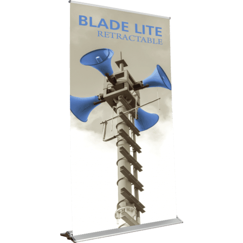 blade lite retractable pull up banner stand