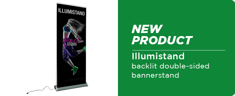Illumistand Backlit Double Sided Retractable Banner Stand