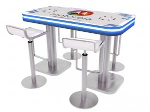 stretch your ttrade show budget with stylish charging tables