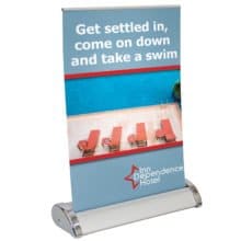 Table Top Pull Up Banner Stand