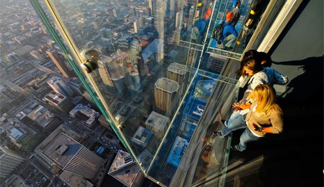 Skydeck Willis Tower in Chicago