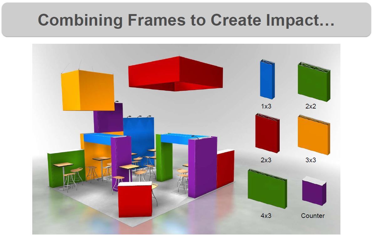 combining frames to create impact display example