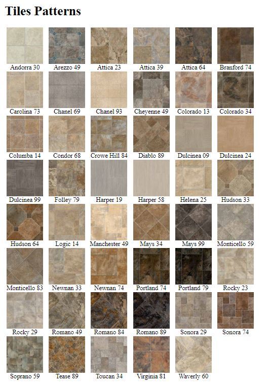 Comfort Flex Tile Pattern Print Choices Comfort Flex Tile Pattern Print Choices