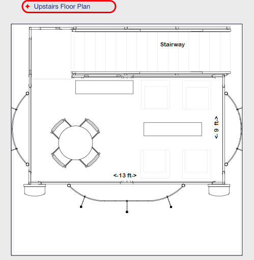Mercent 20x20 Double Deck Truss Display Upper Deck Floor Plan