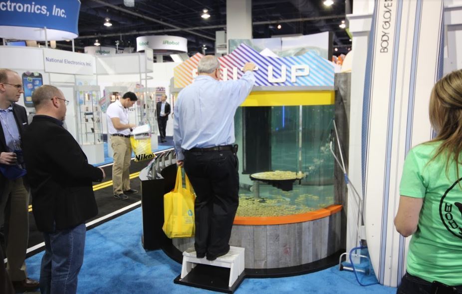 fun booth game for a trade show