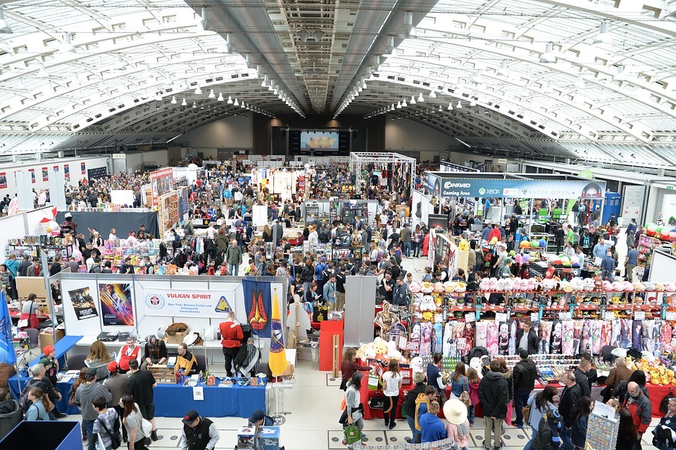 what does the future hold for the trade show industry?  - Photo from Comic Con Trade Show