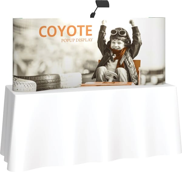 coyote popup collapsible display