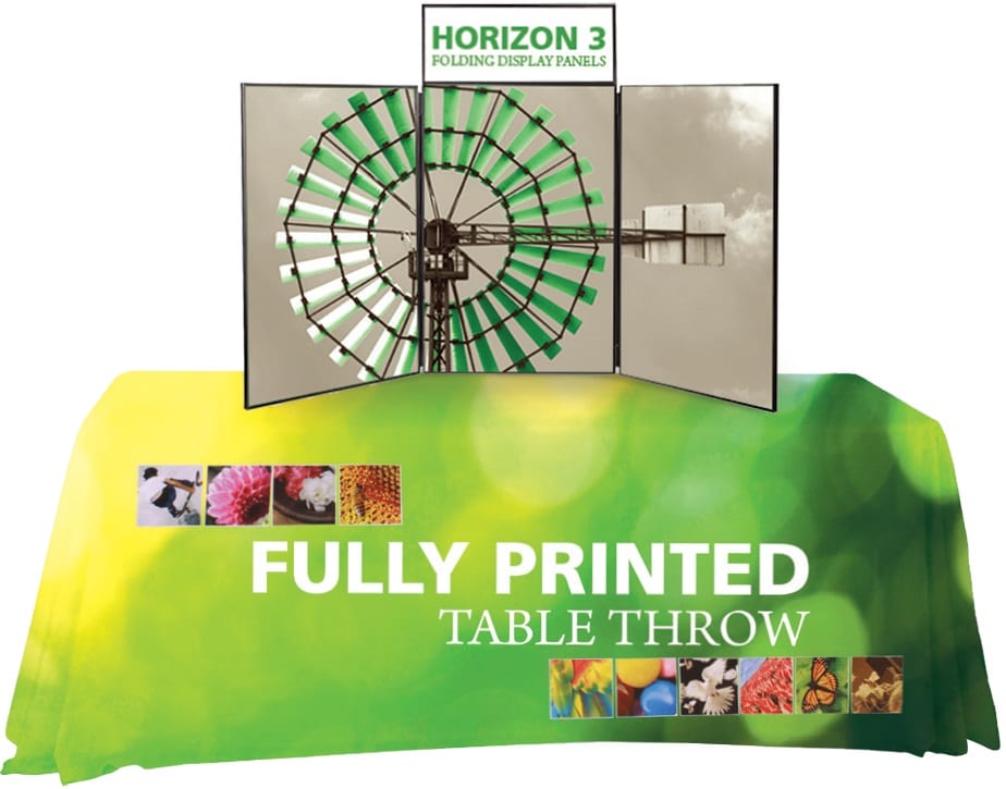 horizon 3 fully printed table throw