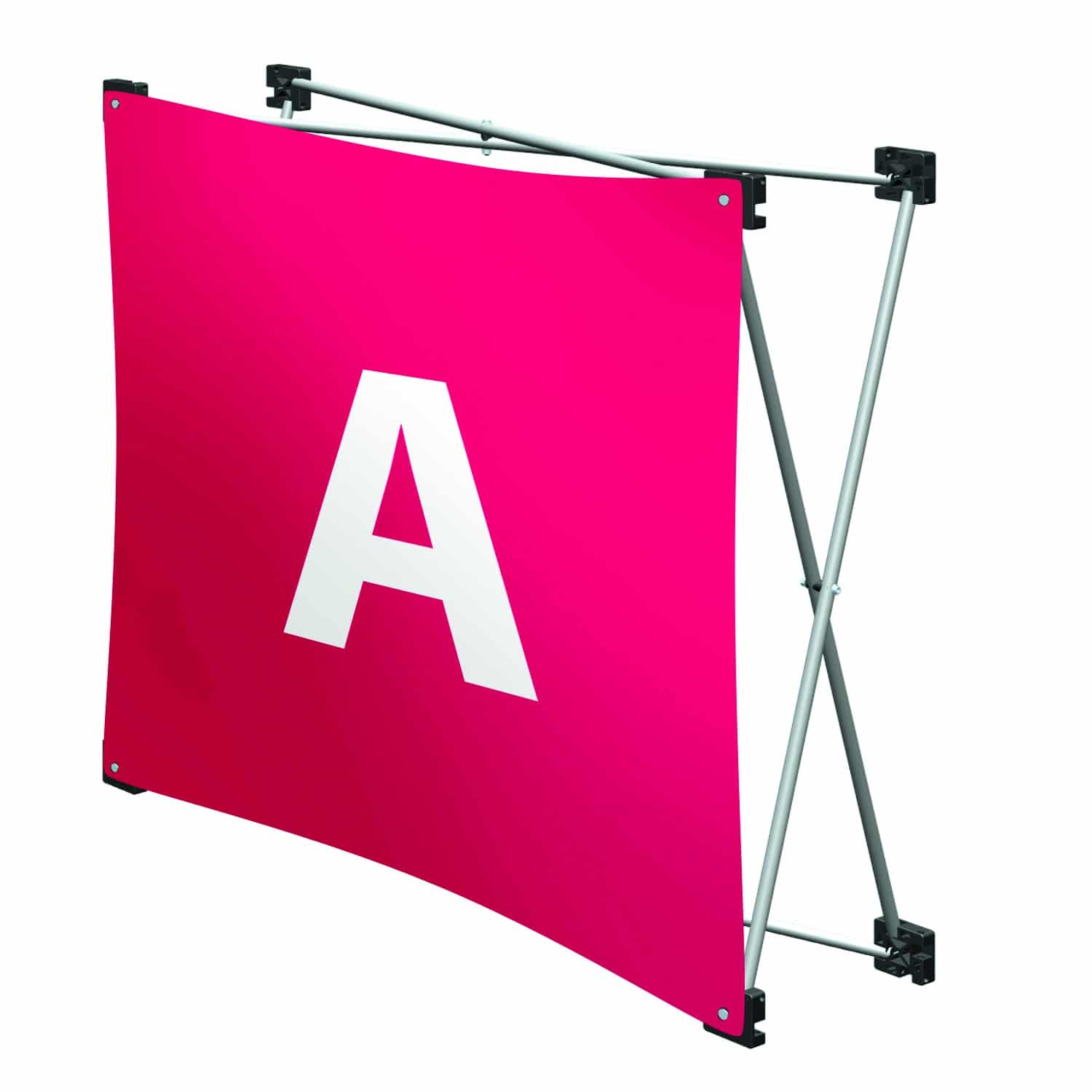 Replacement Single Quad Banner A for Micro Geometrix tabletop exhibit displays
