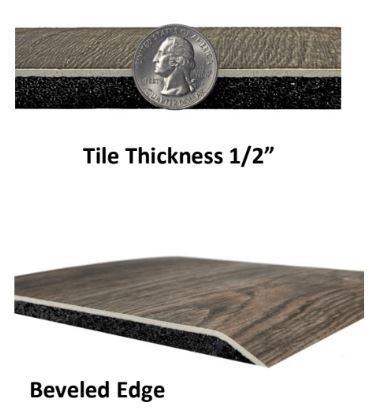 interlocking vinyl floor tiles