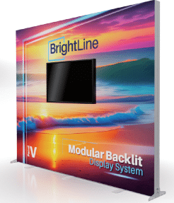 Brightline Backlit Display with Fabric Graphics