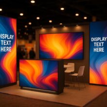 How Backlit Displays Boost Booth Visibility