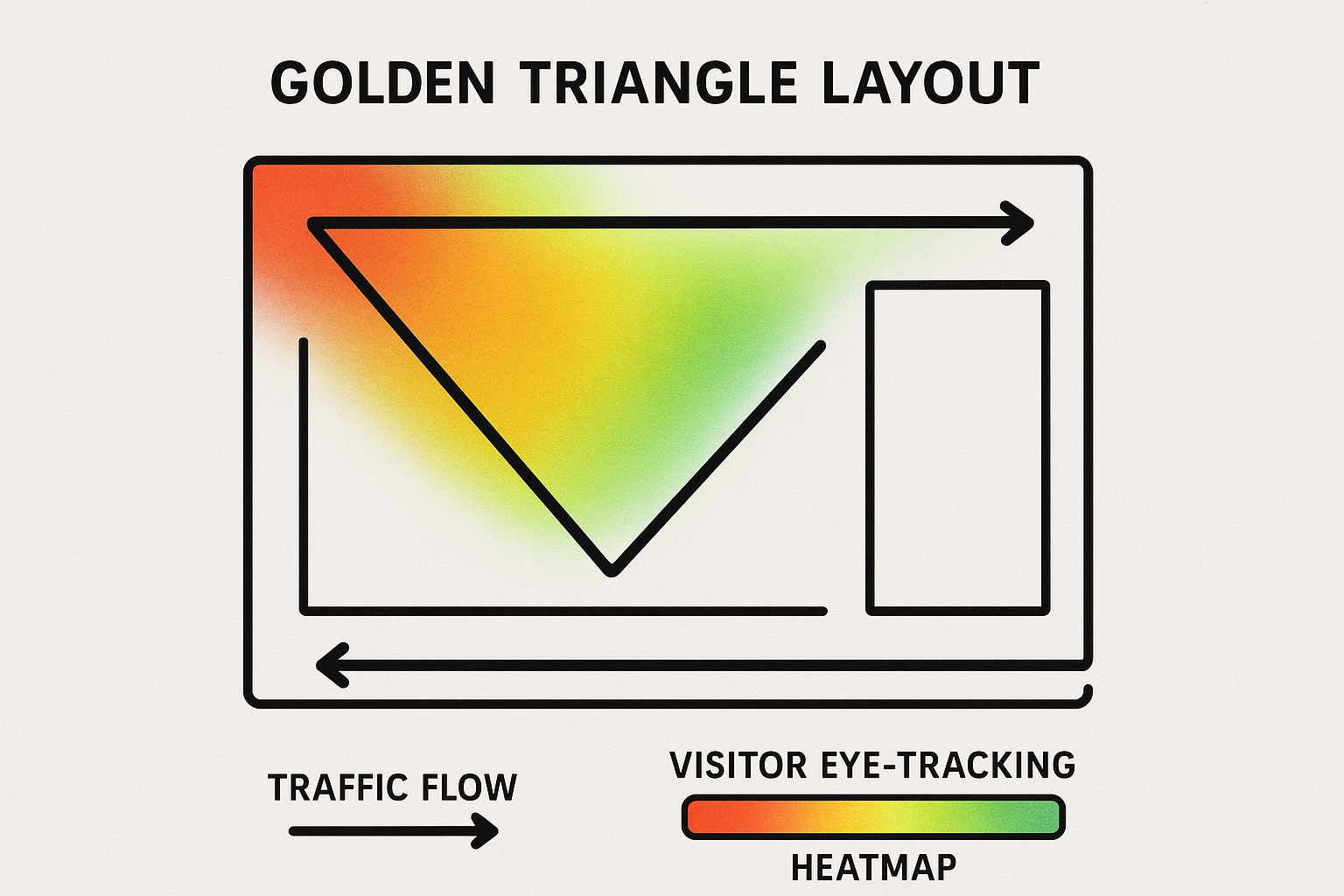 trade show golden triangle traffic flow layout