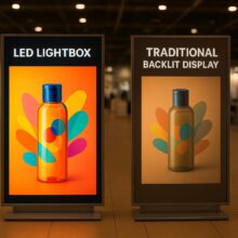 LED Lightboxes vs. Traditional Backlit Displays